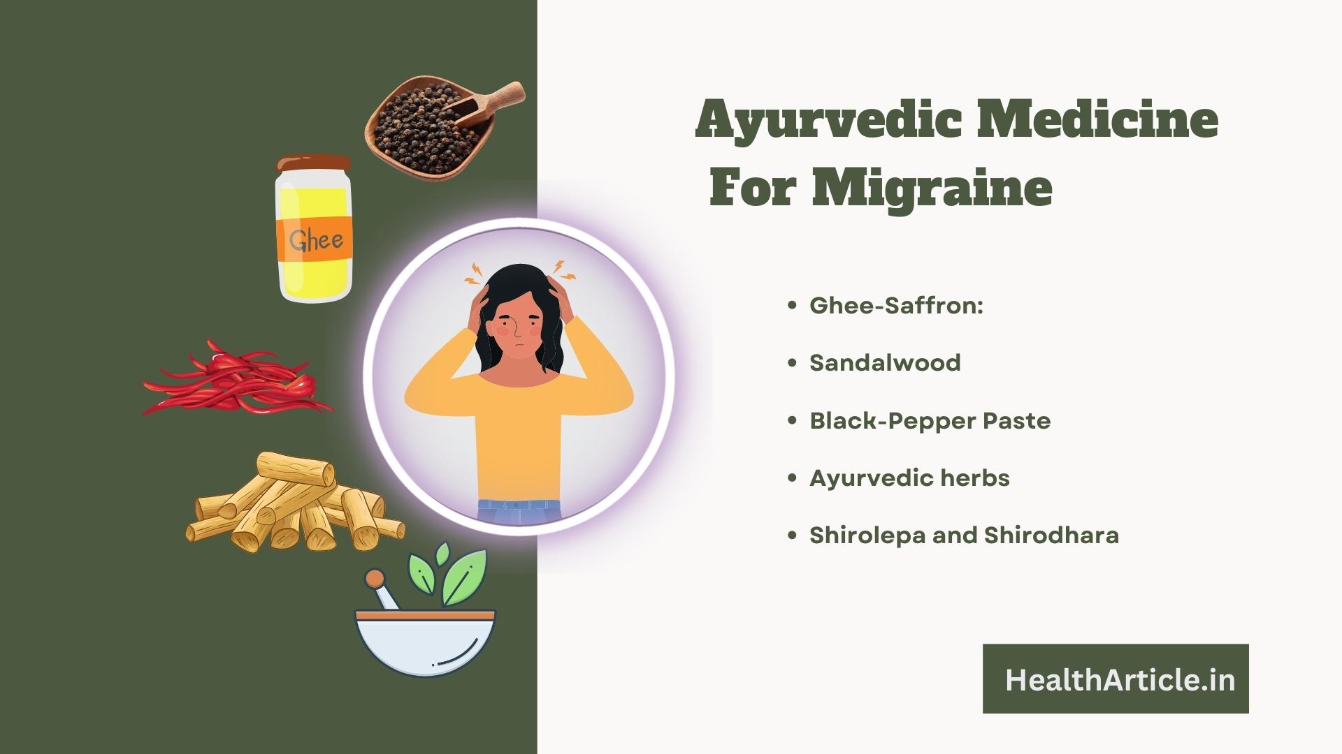 5 Best Ayurvedic Medicine For Migraine | HealthArticle